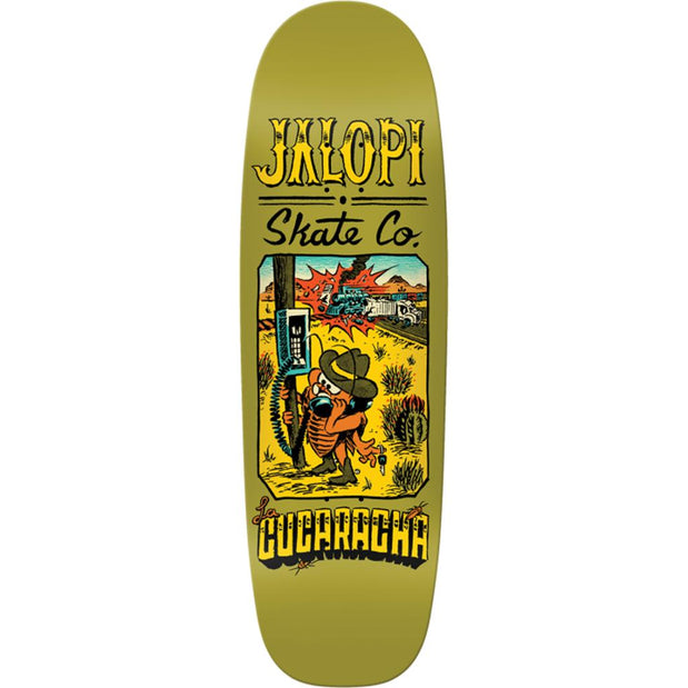 Antihero Jalopi Cucaracha 9.69" Brown Skateboard Deck - Longboards USA