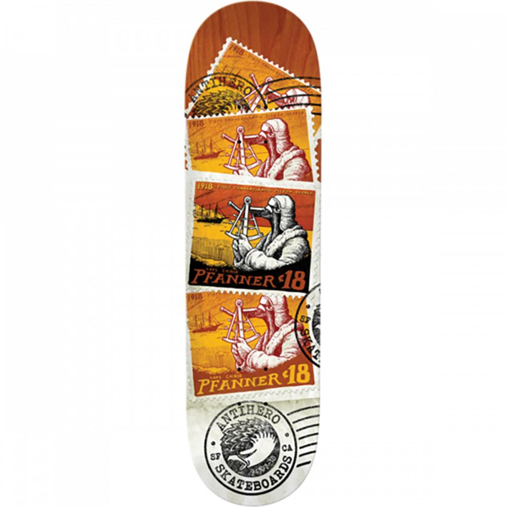 Antihero Pfanner Postal 8.25" Skateboard Deck - Longboards USA
