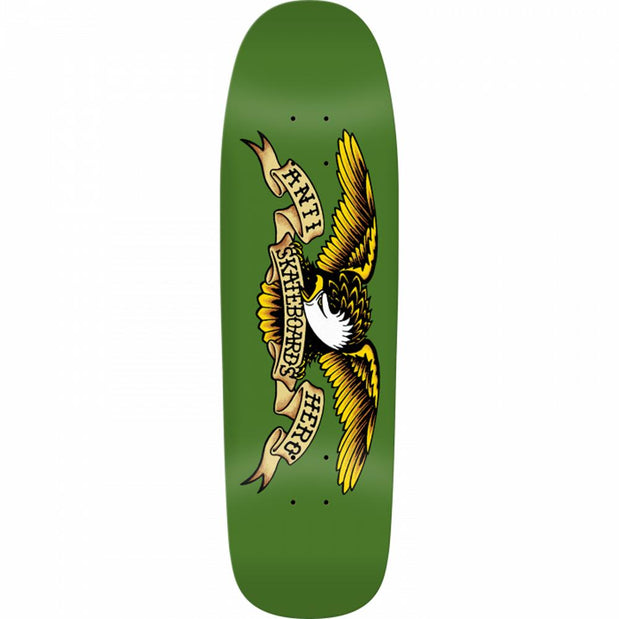 Antihero Shaped Eagle 9.56" Green Giant Skateboard Deck - Longboards USA