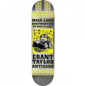 Antihero Taylor Makalassi Construction 8.5" DBX Skateboard Deck - Longboards USA