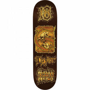 Antihero Taylor Medieval 8.38" Brown Skateboard Deck - Longboards USA