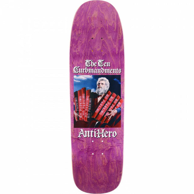 Antihero Ten Curbmandents 9.56" Skateboard Deck - Longboards USA