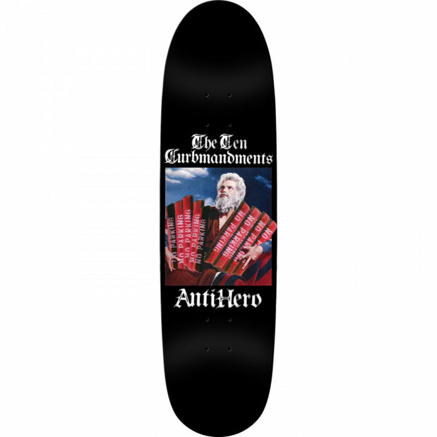 Antihero Ten Curbmandents Widow 8.5" Skateboard Deck - Longboards USA
