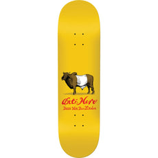 Antihero Van Der Linden Dutch Belted 8.28" Yellow Skateboard Deck - Longboards USA