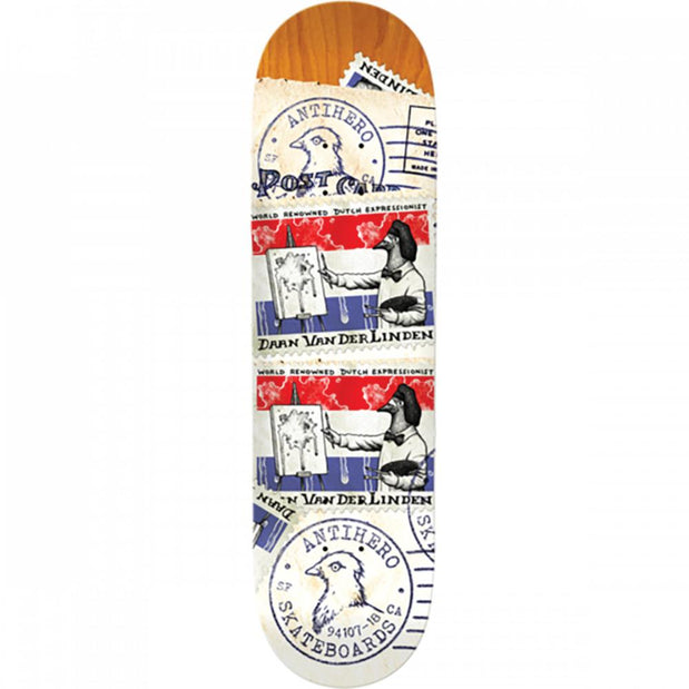 Antihero Van Der Linden Postal 8.5" Skateboard Deck - Longboards USA