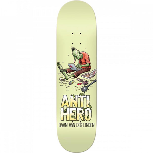Antihero Van Der Linden Trolls 8.5" Skateboard Deck - Longboards USA