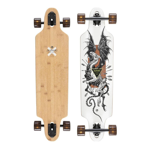 Arbor Bamboo Zeppelin K Darmaeva 36" Drop Through Longboard - Longboards USA