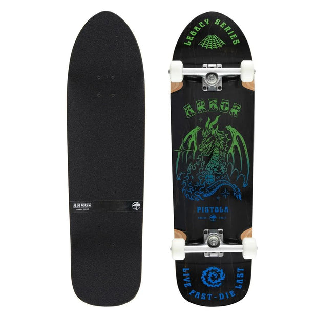 Arbor Pistola Legacy Spellbound 33" Double Kicktail Cruiser - Longboards USA
