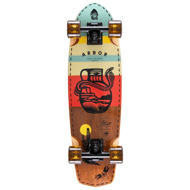 Arbor Pocket Rocket Artist Jess Mudgett 27" Cruiser - Longboards USA