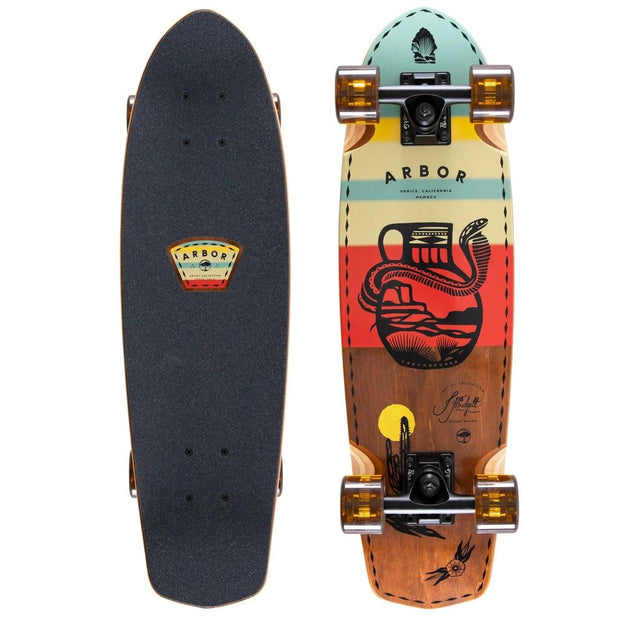 Arbor Pocket Rocket Artist Jess Mudgett 27" Cruiser - Longboards USA