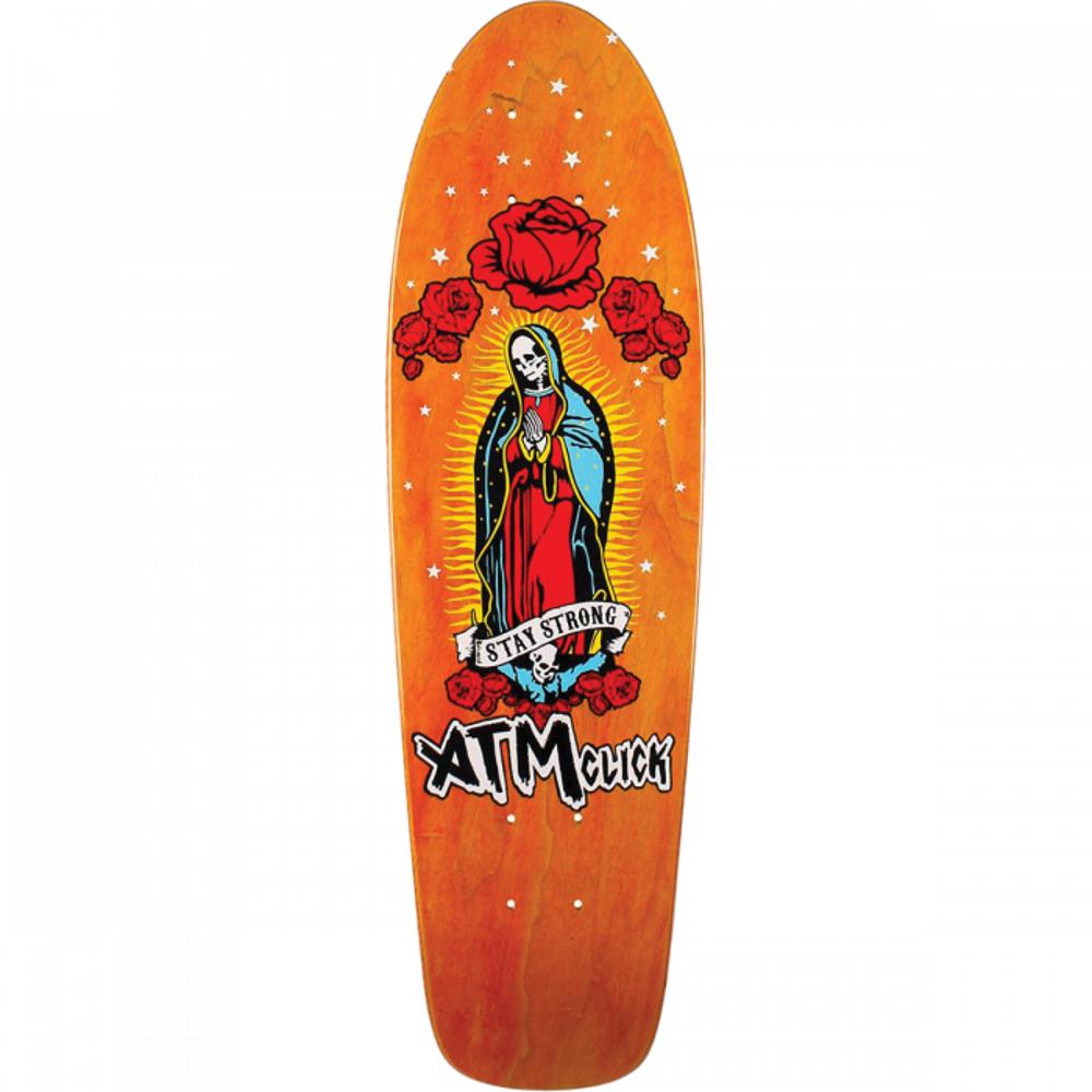 ATM Mary Cruiser 7.6" Orange Skateboard Deck - Longboards USA