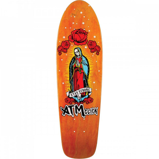 ATM Mary Cruiser 7.6" Orange Skateboard Deck - Longboards USA
