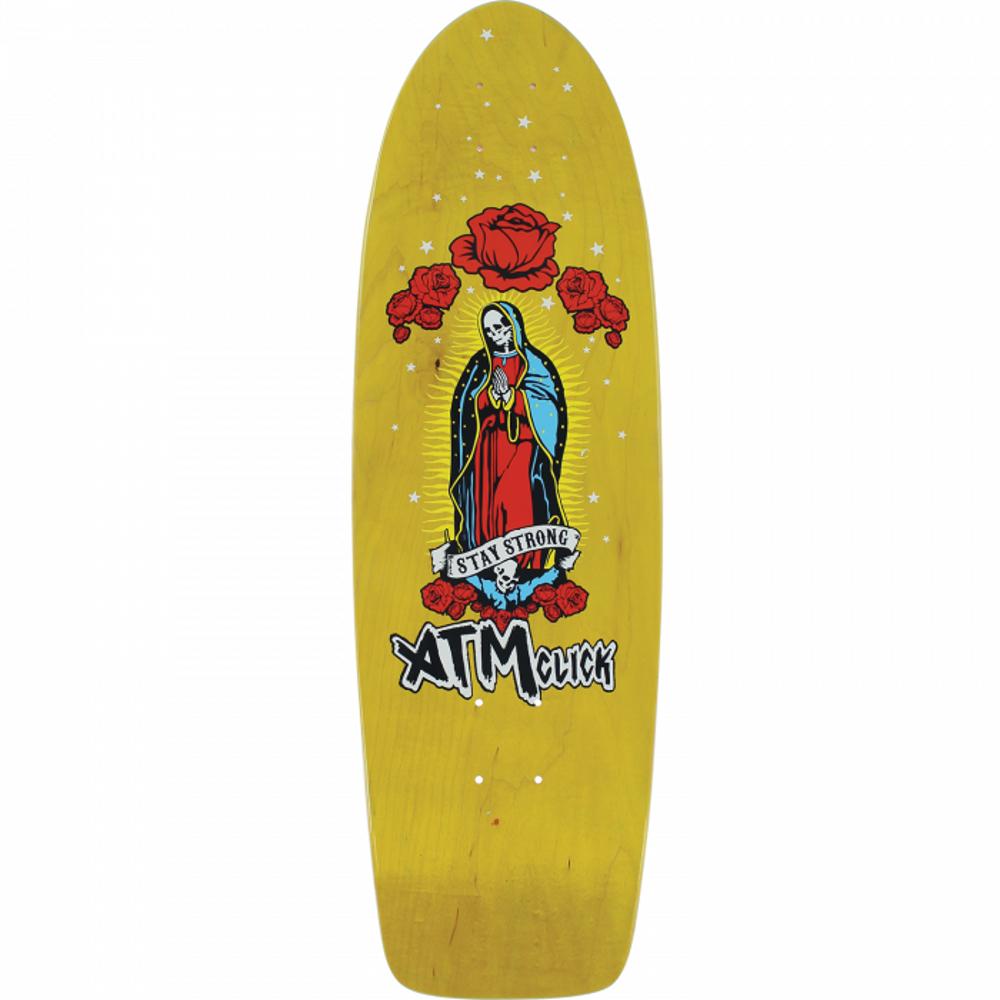 ATM Mary Cruiser Yellow 9" Skateboard Deck - Longboards USA
