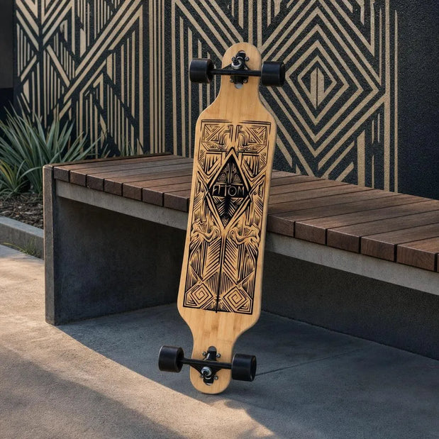 Atom Bamboo Tiki 40" Drop-Through Longboard - Longboards USA