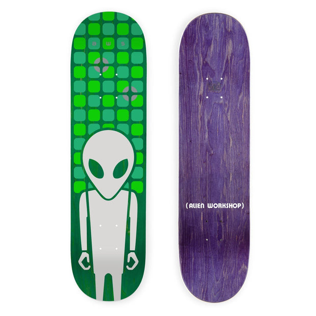 Alien Workshop Soldier Matrix 8.5" Green Skateboard Deck