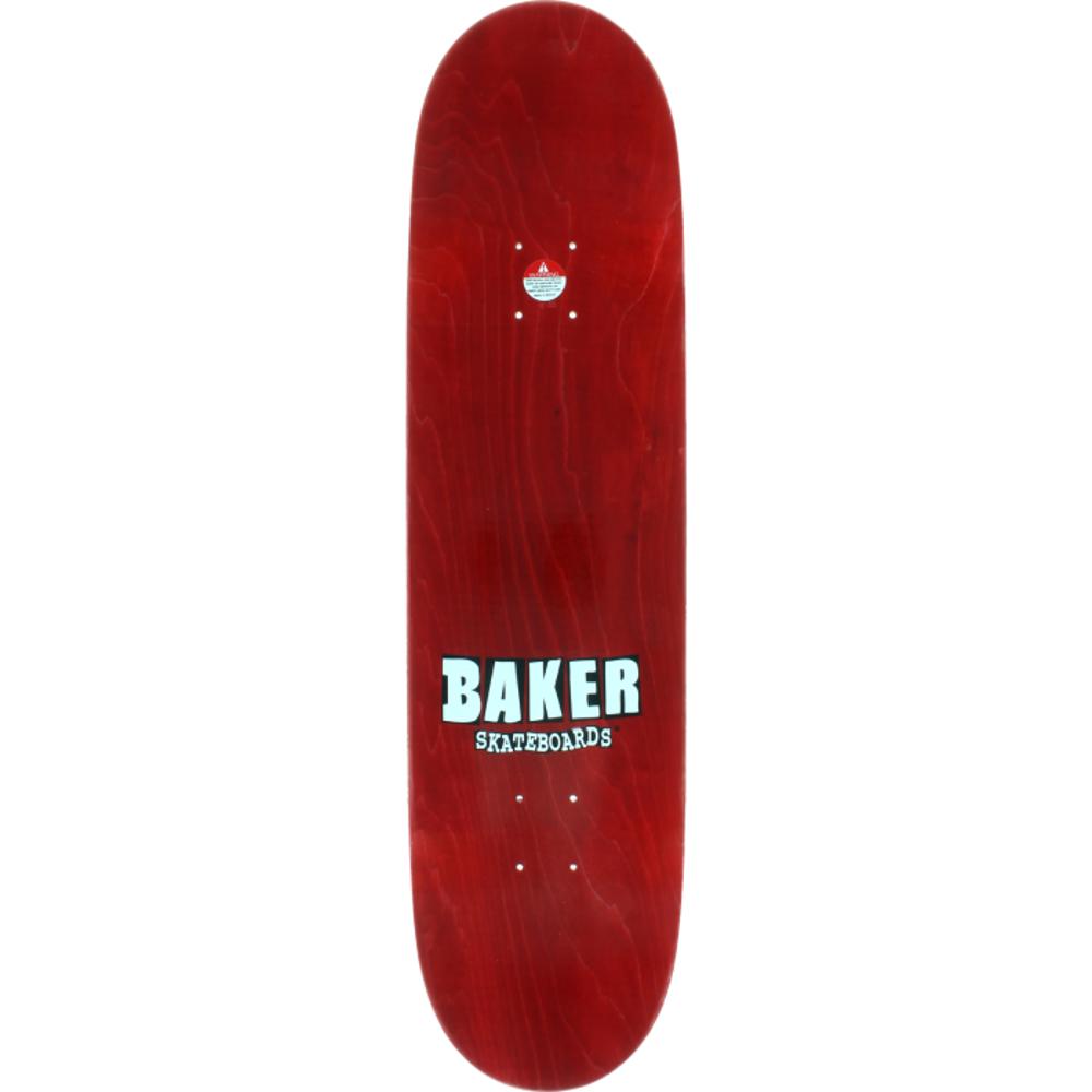 Longboard Red Baker Brand Logo Red/Black 8.38