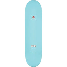 Baker Cormier Mercurials 8.47-inch skateboard deck in light blue with a Sully logo and white mounting holes. - Longboards USA