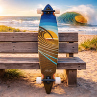 Bamboo Pintail Sunset Peak 44" Longboard - Longboards USA