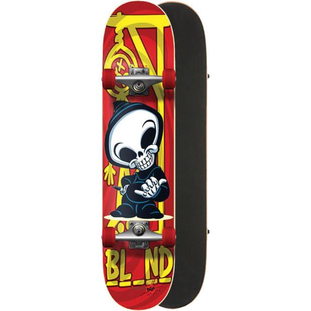 Blind Classic Hangman Soft Top 7.0" Red Complete Skateboard for Kids - Longboards USA