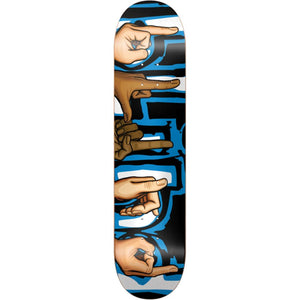 Blind D Signs 8.25" Blue Skateboard Deck for Street Skating - Longboards USA