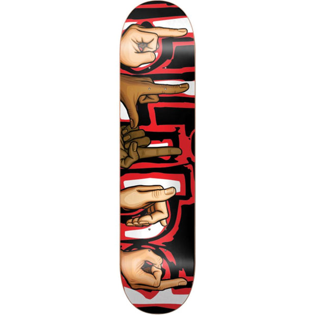 Blind D Signs 8.5" Red Skateboard Deck for Street & Park Skateboarding - Longboards USA
