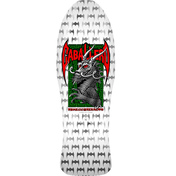 Bones Brigade Steve Caballero 17th Series White 10" Skateboard Deck - Longboards USA