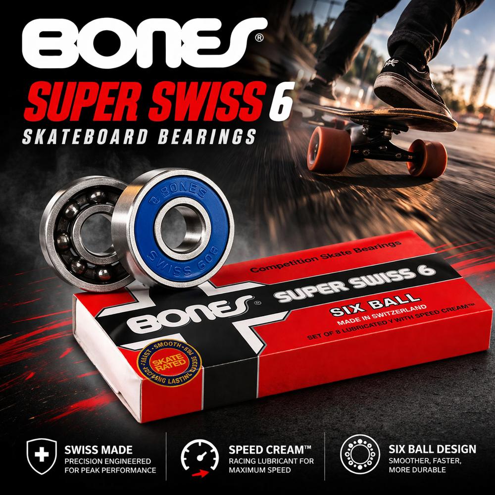 Bones Bearings Super Swiss 6 Bones Bearings Super Swiss 6