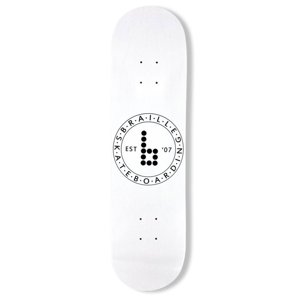 Braille Classic B Circle Skateboard Deck - Longboards USA