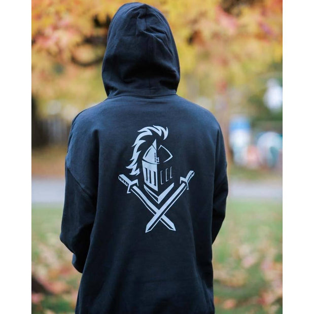 Braille Knights Black Hoodie - Longboards USA