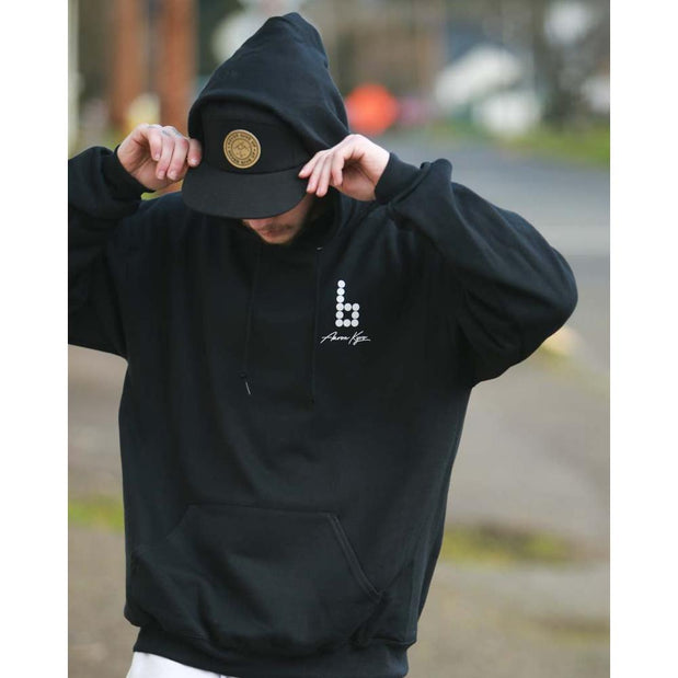 Braille Never Give Up Black Hoodie - Longboards USA