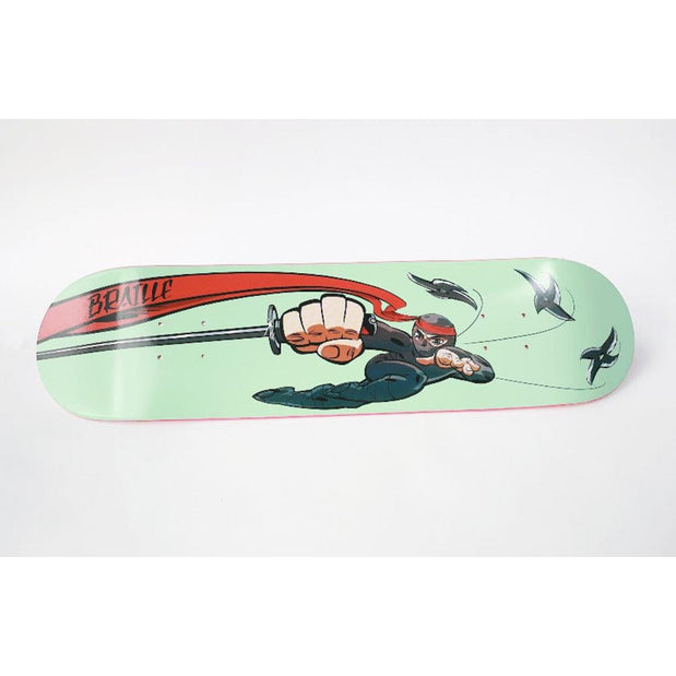 Braille Ninja Star Skateboard Deck - Longboards USA