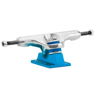 Caliber Standard 9" Raw/Satin Blue Skateboard Longboard Trucks | set of 2 - Longboards USA