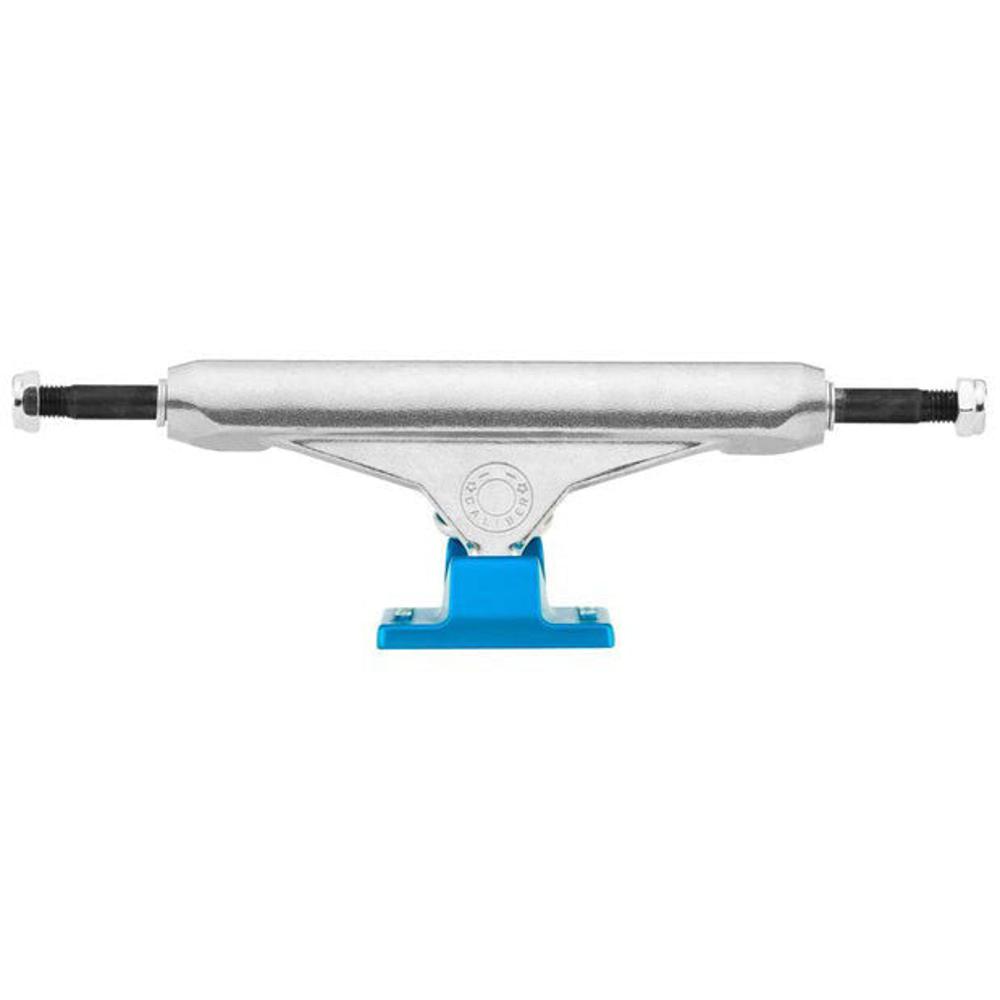 Caliber Standard 9" Raw/Satin Blue Skateboard Longboard Trucks set o
