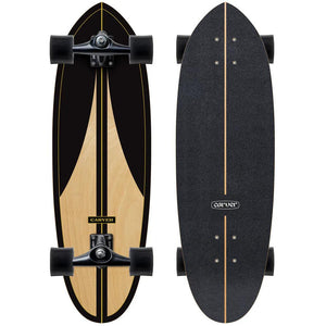 Carver Black Label - 32″ Surfskate Cruiser with  Coal Satin CX (V5) Trucks - Longboards USA