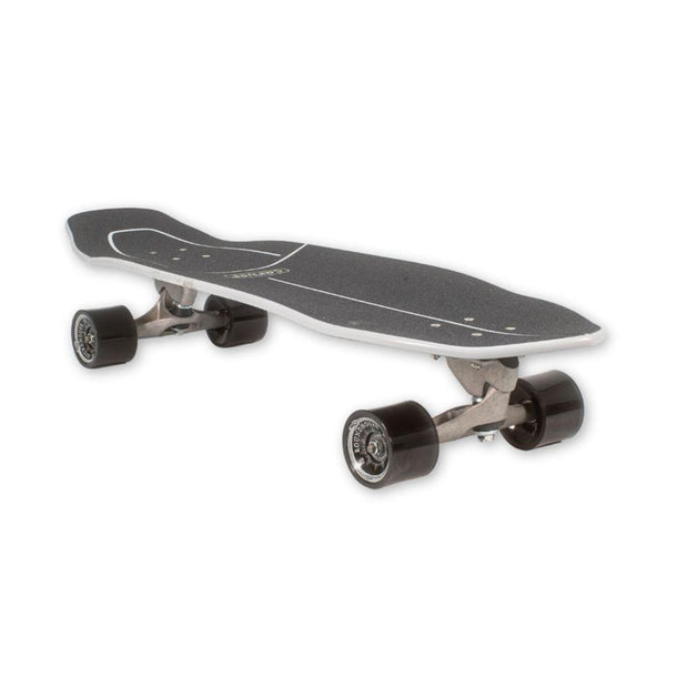 Carver Black Tip Surfskate 32" Cruiser with CX Raw (V4) Trucks - Longboards USA