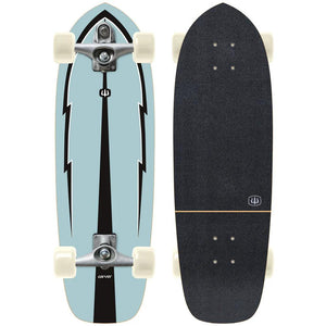 Carver Blue Thunder 30" Surfskate Cruiser with C7 (V5) Trucks - Longboards USA