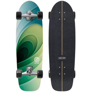 Carver Greenroom 34" Surfskate Cruiser with CX Raw Trucks - Longboards USA
