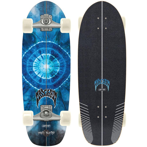 Carver Lost Party Platter Surfskate 28″ Cruiser Longboard with C5 Trucks - Longboards USA