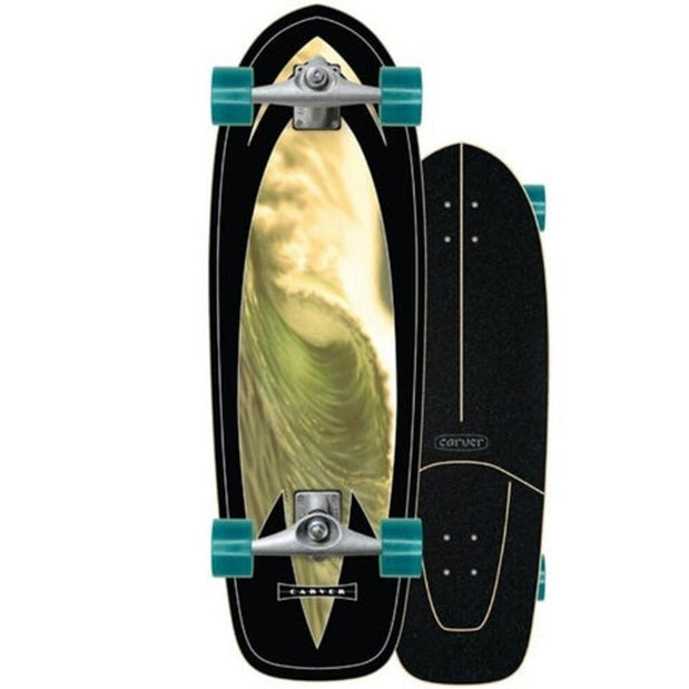 Carver Super Slab 31″ Surfskate with Raw CX (V1) Trucks - Longboards USA
