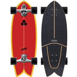 Carver x Channel Islands Fish 29" Surfskate Cruiser with C7 (V5) Trucks - Longboards USA