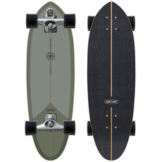 Carver x Channel Islands Mid Sage 32" Surfskate Cruiser with C7 Trucks - Longboards USA
