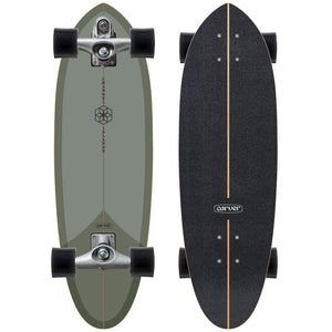 Carver x Channel Islands Mid Sage 32" Surfskate Cruiser with C7 Trucks - Longboards USA