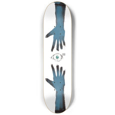 Catch The Eye Blue Custom 8.25" Skateboard or Wall Art - Longboards USA