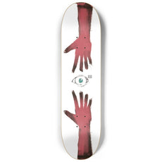 Catch The Eye Red Custom 8.25" Skateboard or Wall Art - Longboards USA