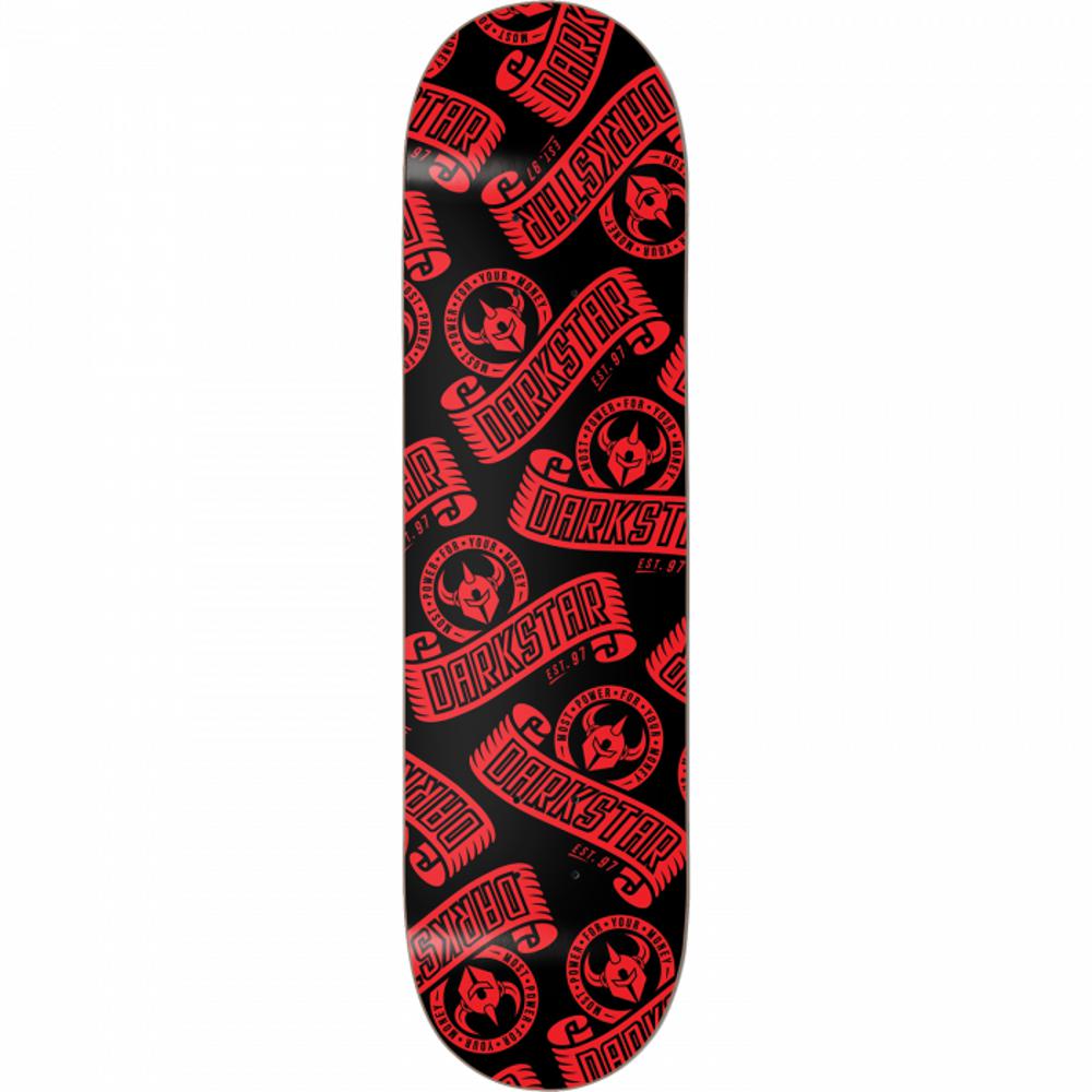 Darkstar Arc 8.0" Red Skateboard Deck - Longboards USA