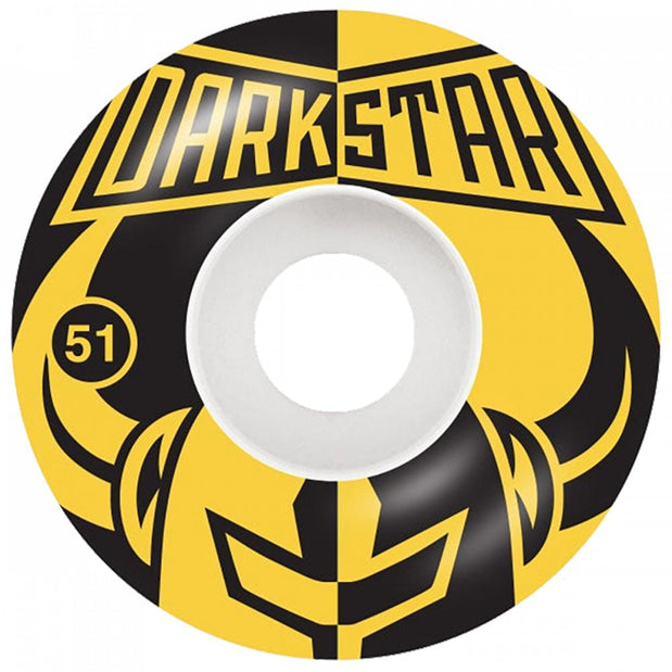 Darkstar Divide 51 mm White/Mustard Wheels - Longboards USA