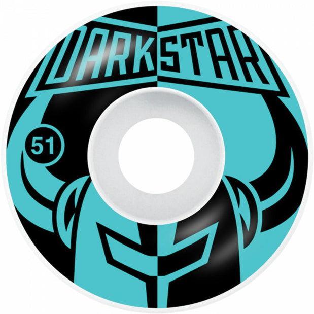 Darkstar Divide 51mm Black/Aqua Wheels - Longboards USA