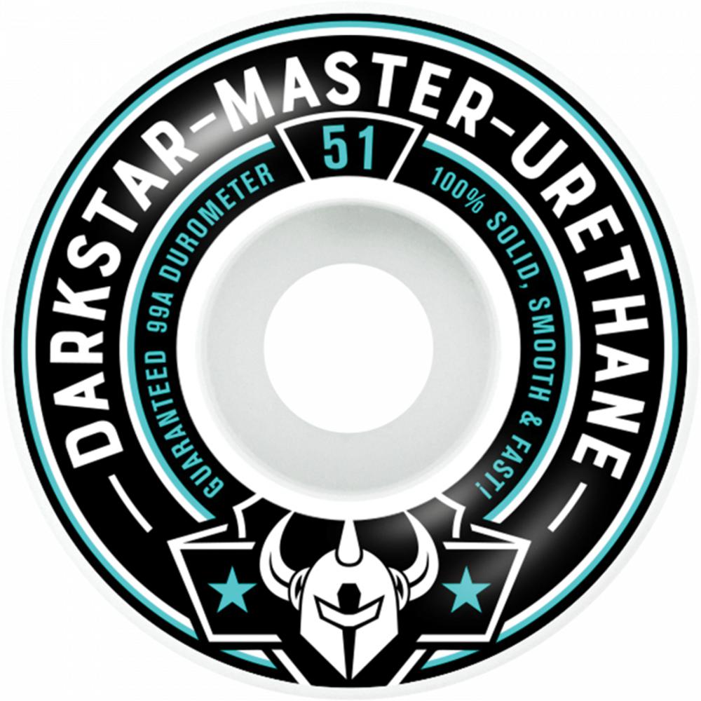 Darkstar Responder 51mm White/Aqua Wheels - Longboards USA