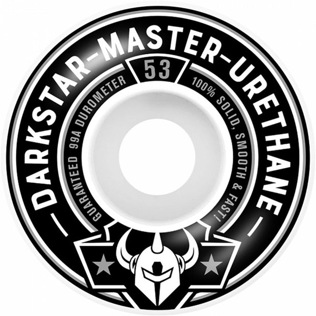 Darkstar Responder 53mm White/Silver Wheels - Longboards USA