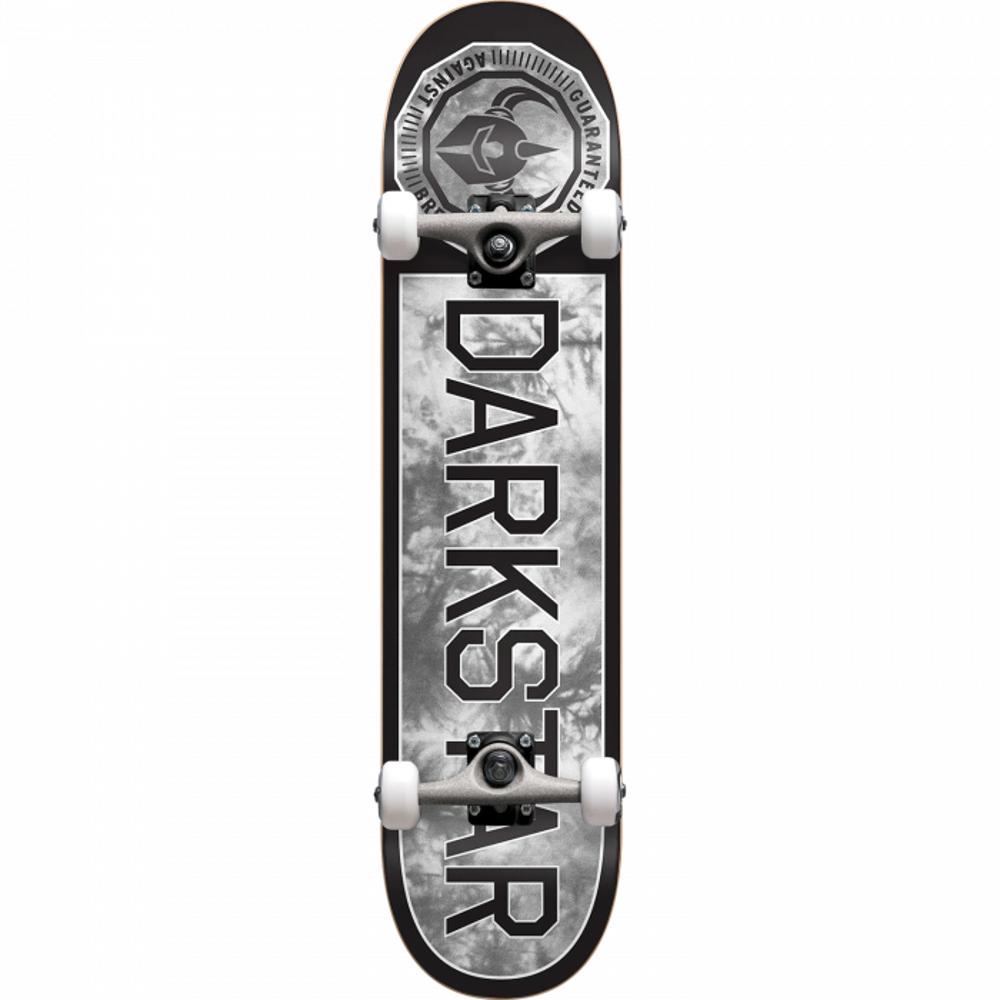 Darkstar Timeworks 8.25" Silver/Tie Dye Skateboard - Longboards USA